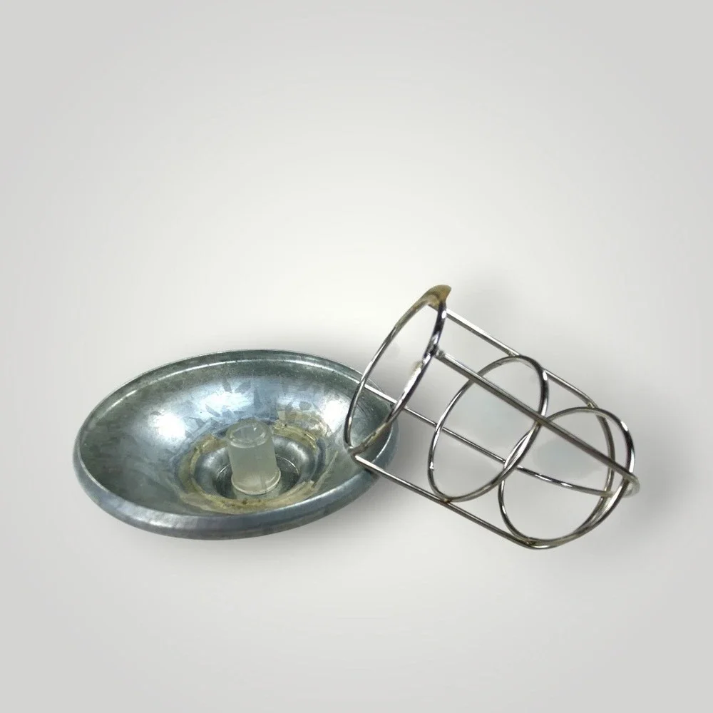 6 Metal Lantern String‎ Light Covers Industrial Style PLUS 4 for Parts or Crafts